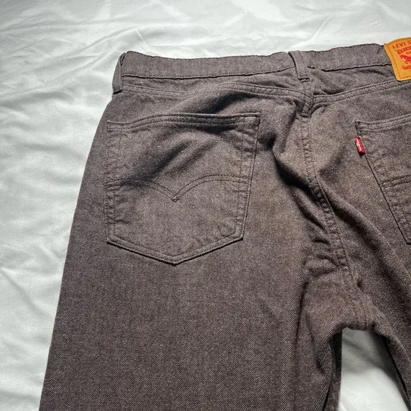 Levi's 505 Men’s pants Brown size 36X32 soft comfortable - Picture 13 of 14